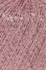 Lang Yarns Paillettes – 25g / 112m – Rose (0009) – detail