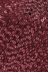 Lang Yarns Paillettes – 25g / 112m – Burgundy (0062) – detail