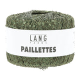 Lang Yarns Paillettes – 25g / 112m – Crocodile Green (0099)