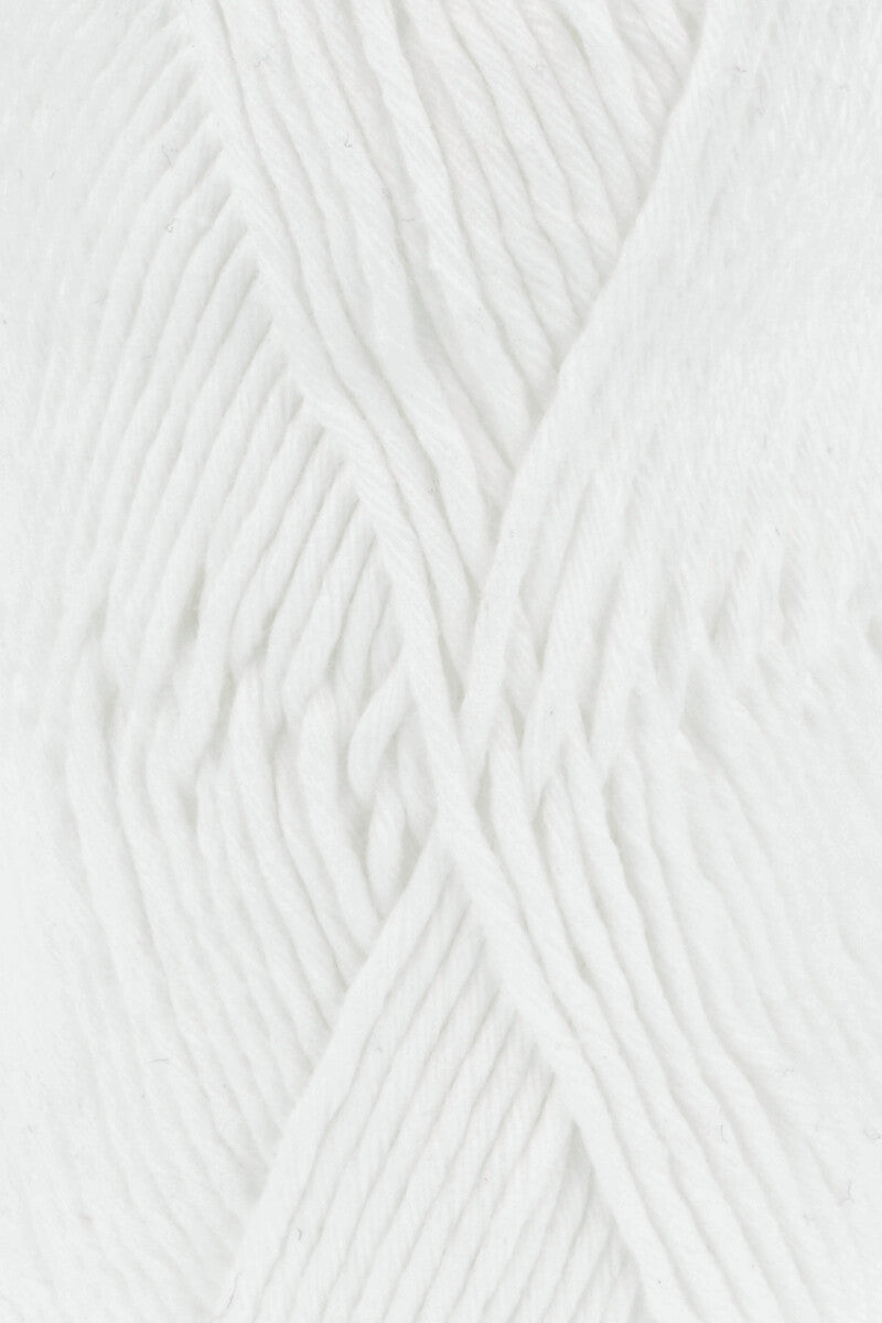 Lang Yarns Handarbeitsgarn – 50g / 84m – White (0601) – detail