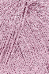 Lang Yarns Lamé Soft – 50g / 190m – Rose (0009) – detail