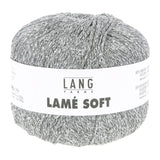 Lang Yarns Lamé Soft – 50g / 190m – Gray (0024)