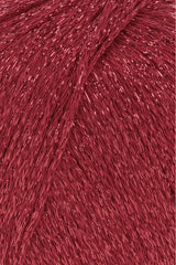 Lang Yarns Lamé Soft – 50g / 190m – Red (0061) – detail