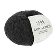 Lang Yarns Baby Alpaca Yarn, 170m / 50g – Anhtracite Mélange (0070)