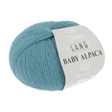 Lang Yarns Baby Alpaca Yarn, 170m / 50g – Turquoise (0079)