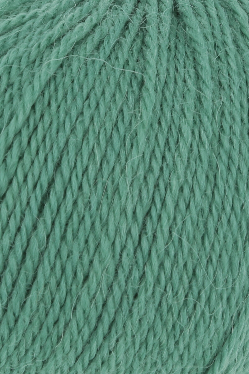 Lang Yarns Baby Alpaca Yarn, 170m / 50g – Quartz Green (0117), yarn texture