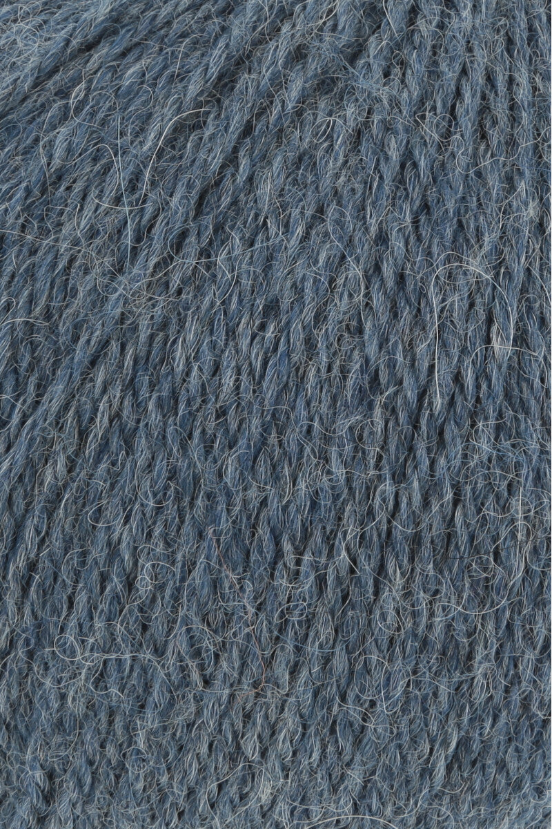 Lang Yarns Baby Alpaca Yarn, 170m / 50g – Light Jeans Mélange (0233), yarn texture