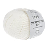 Lang Yarns Merino 200 Bébé Yarn, 203m / 50g – White (0301)