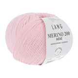 Lang Yarns Merino 200 Bébé Yarn, 203m / 50g – Dark Rose (0409)