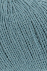 Lang Yarns Merino 200 Bébé Yarn, 203m / 50g – Atlantic (0474), yarn texture
