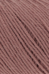 Lang Yarns Merino 200 Bébé Yarn, 203m / 50g – Rosewood (0548), yarn texture