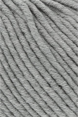 Lang Yarns Merino 70 – 50g / 70m – Grey Mélange (0003) – detail