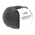 Lang Yarns Merino 70 – 50g / 70m – Dark Grey Mélange (0005)