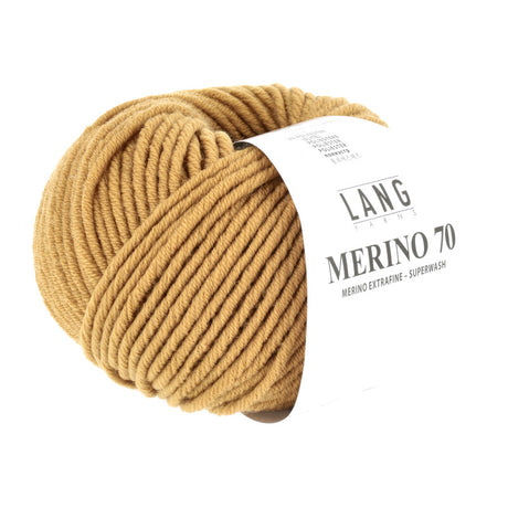 Lang Yarns Merino 70 – 50g / 70m – Gold (0050)