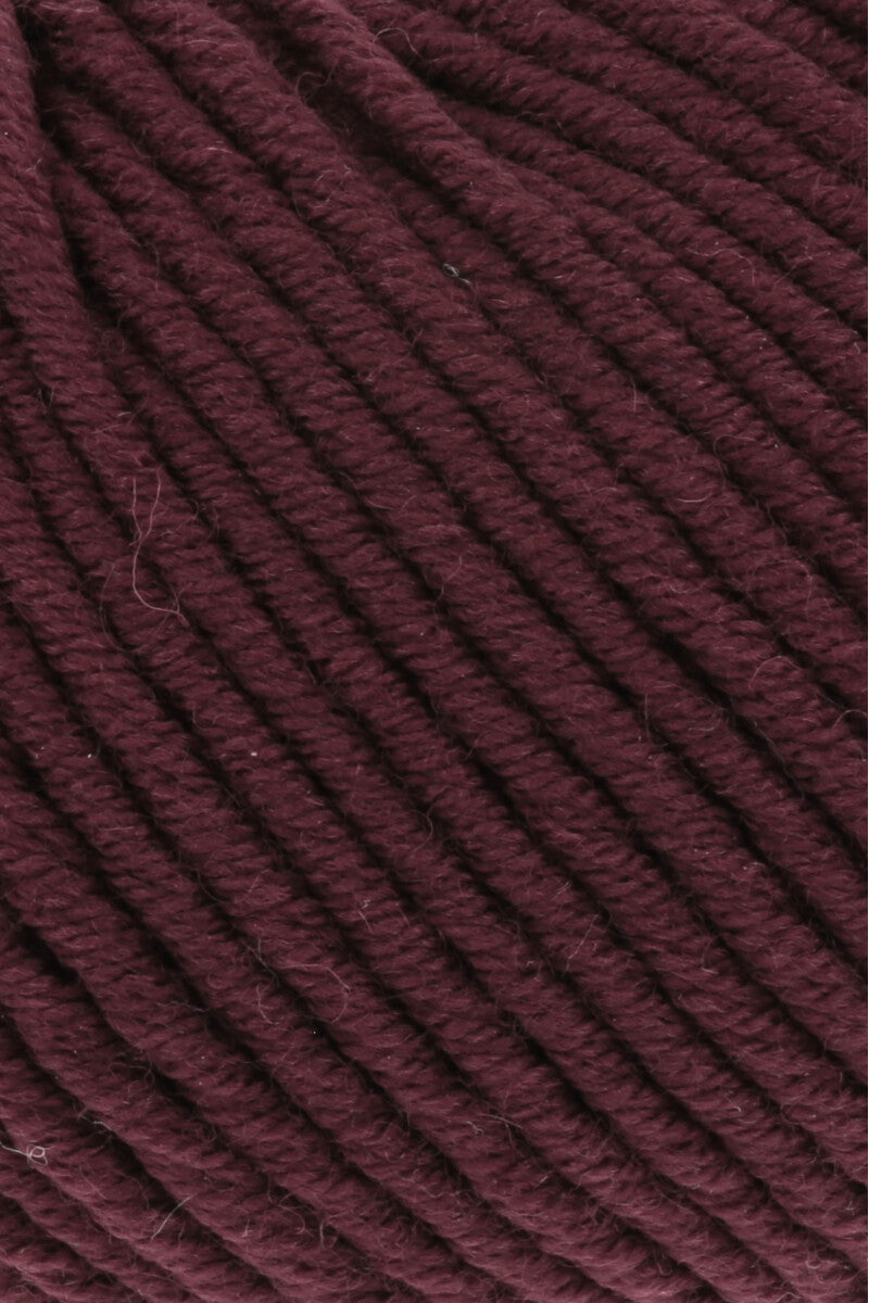 Lang Yarns Merino 70 – 50g / 70m – Bordeaux (0164) – detail