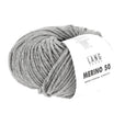 Lang Yarns Merino 50 – 100g / 90m – Light Grey Mélange (0003)