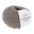 Lang Yarns Cashmere Premium Yarn, 115m / 25g – Light Brown Mélange (0167)