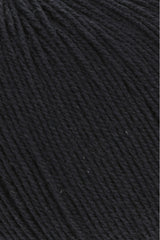 Lang Yarns Merino 400 Lace – 25g / 200m – Navy Mélange (0025) – detail