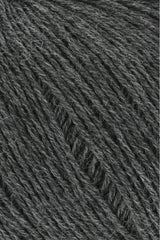 Lang Yarns Merino 400 Lace – 25g / 200m – Anthracite Mélange (0070) – detail