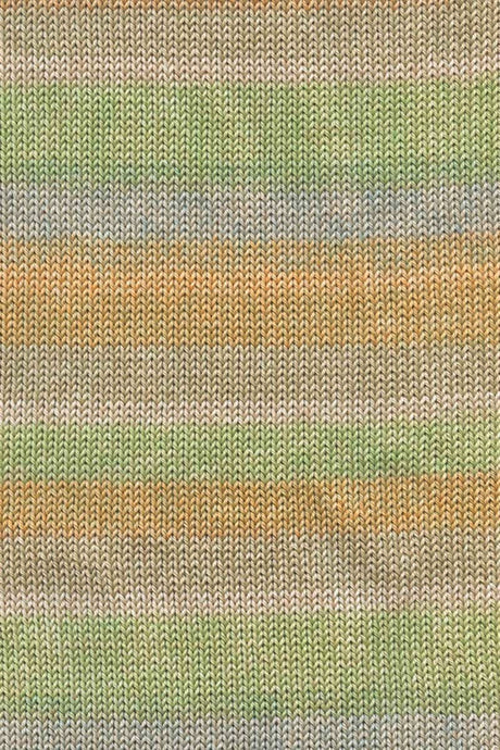 Lang Yarns Quattro Color – 50g / 120m – Lime (0044) – detail
