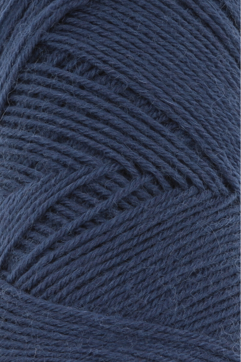Lang Yarns Jawoll Yarn, 190m / 50g – Dark Jeans (0033), yarn texture