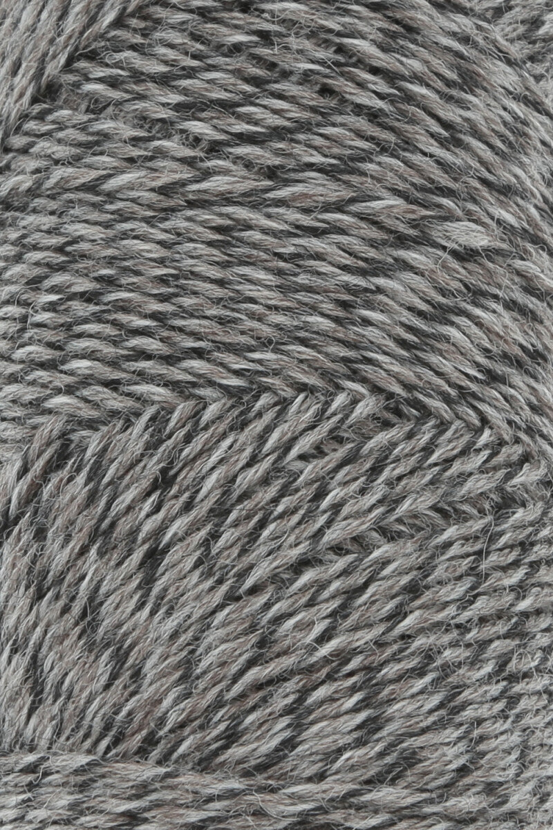 Lang Yarns Jawoll Yarn, 190m / 50g – Grey/Brown Mouliné (0124), yarn texture