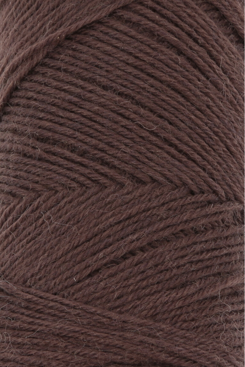 Lang Yarns Jawoll Yarn, 190m / 50g – Chocco (0168), yarn texture