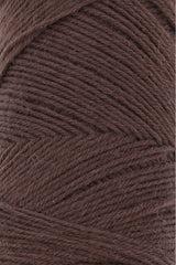 Lang Yarns Jawoll Yarn, 190m / 50g – Chocco (0168), yarn texture