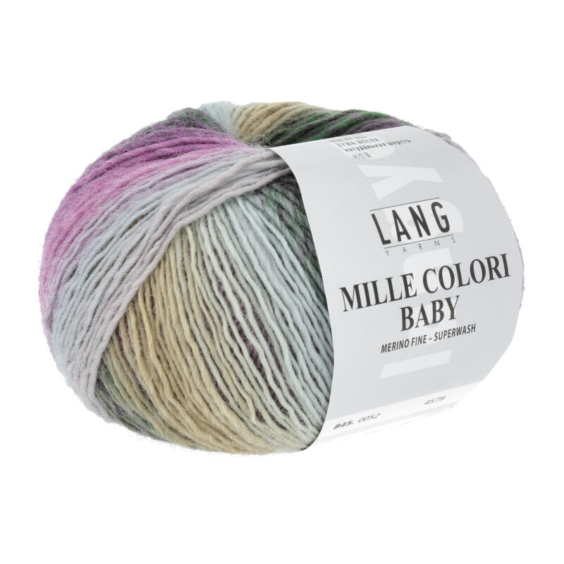 Lang Yarns Mille Colori Baby – 50g / 190m – Pastel (0052)