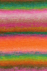 Lang Yarns Mille Colori Baby – 50g / 190m – Green/Pink (0055) – detail