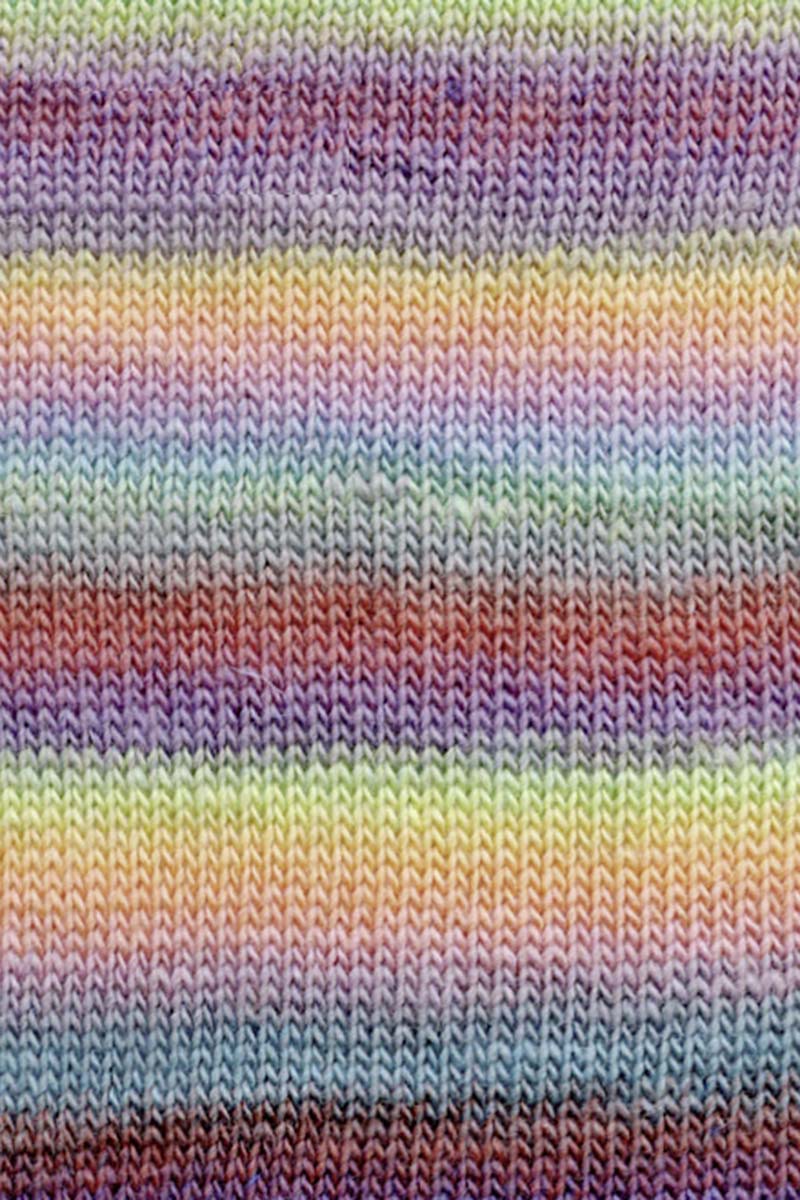 Lang Yarns Mille Colori Baby – 50g / 190m – Petrol/Purple (0056) – detail