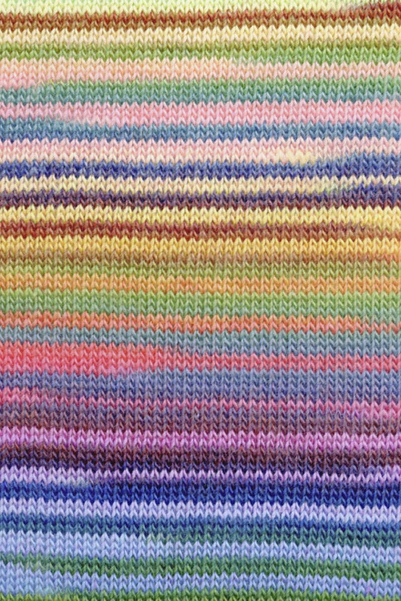 Lang Yarns Mille Colori Baby – 50g / 190m – Green/Rose (0151) – detail