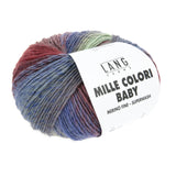 Lang Yarns Mille Colori Baby – 50g / 190m – Turquoise/Burgundy/Lavender (0216)
