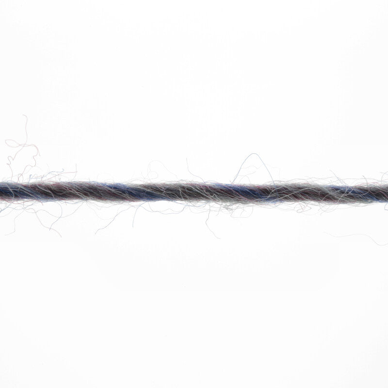 Lang Yarns Mille Colori Baby – 50g / 190m – Turquoise/Burgundy/Lavender (0216) – yarn texture