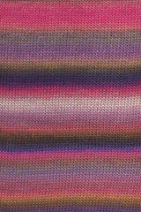 Lang Yarns Mille Colori Baby – 50g / 190m – Hot Pink/Purple/Dusty Pink (0217) – detail