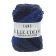 Lang Yarns Mille Colori Socks & Lace Luxe – 100g / 400m – Blue Marine-Silver (0035)