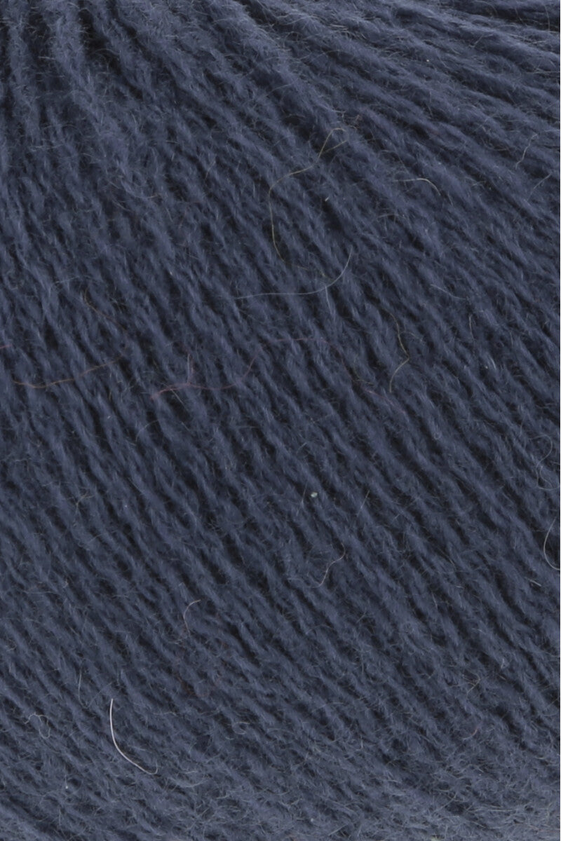 Lang Yarns Cashmere Lace – 25g / 165m – Blue Marine Mélange (0234) – detail