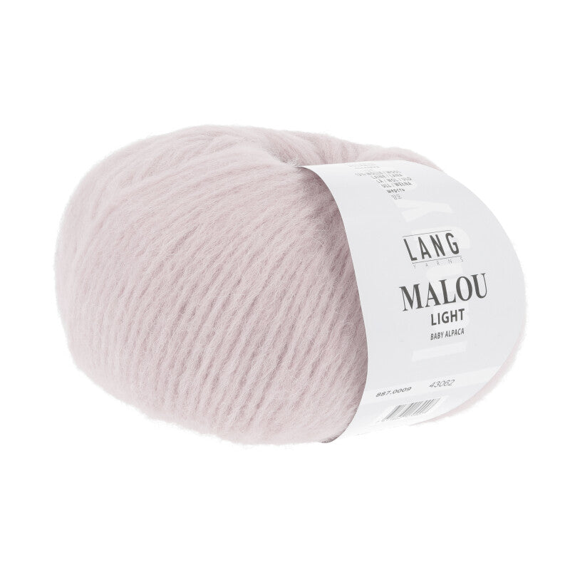 Lang Yarns Malou Light – 50g / 190m – Light Rose (0009)