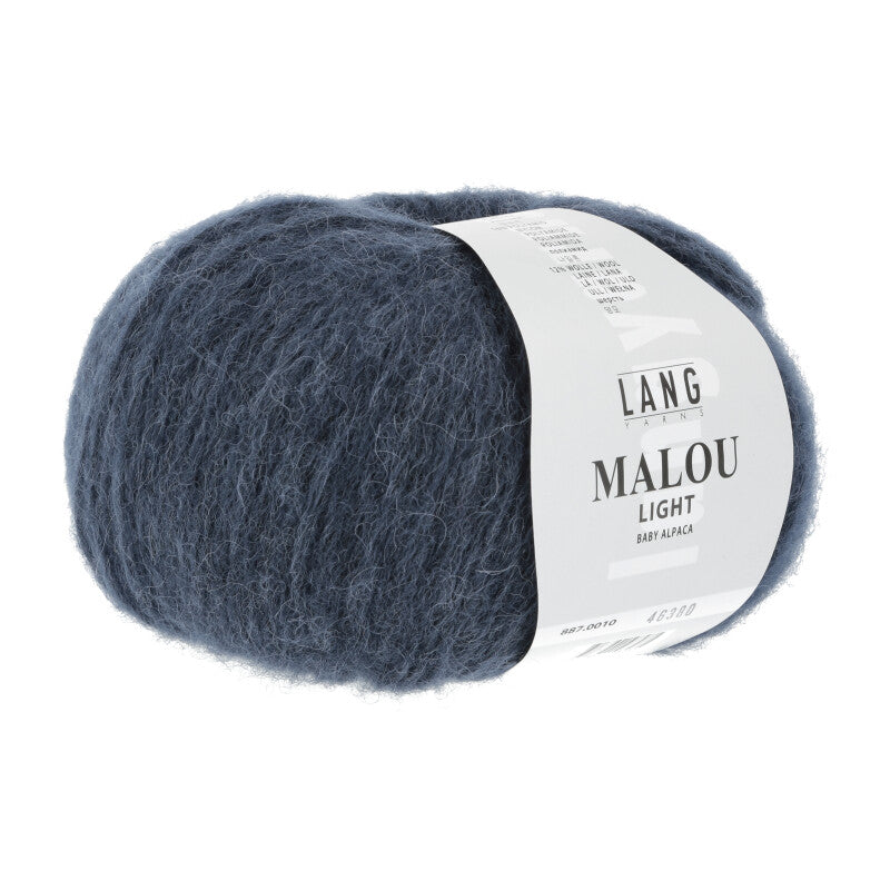 Lang Yarns Malou Light – 50g / 190m – Steel Blue (0010)