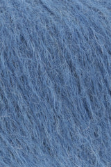 Lang Yarns Malou Light – 50g / 190m – Middle Blue (0106) – detail