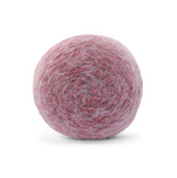 Círculo Marfim – Acrylic Gradient Cake Yarn (400 m / 200 g) - Purple wool dryer ball on a white background