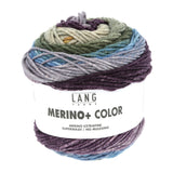 Lang Yarns Merino+ Color – 100g / 180m – Purple/Cor/Olive (0206)