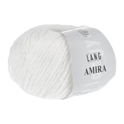 Lang Yarns Amira – 50g / 100m – White (0001)