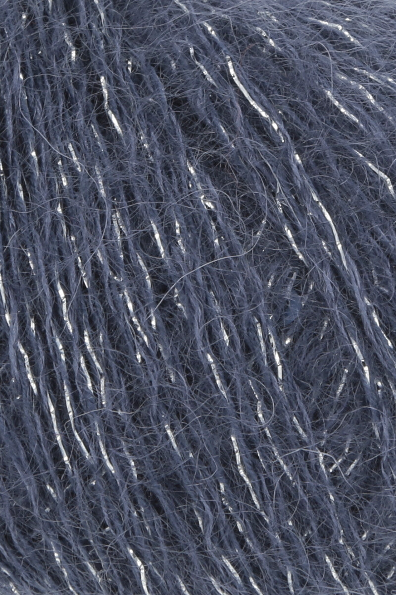 Lang Yarns Mohair Fancy yarn, Steel Blue, colour 0010, alternate product photograph
