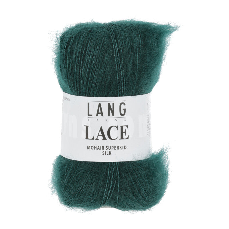 Lang Yarns Lace Yarn, 310m / 25g – Dark Green (0018)