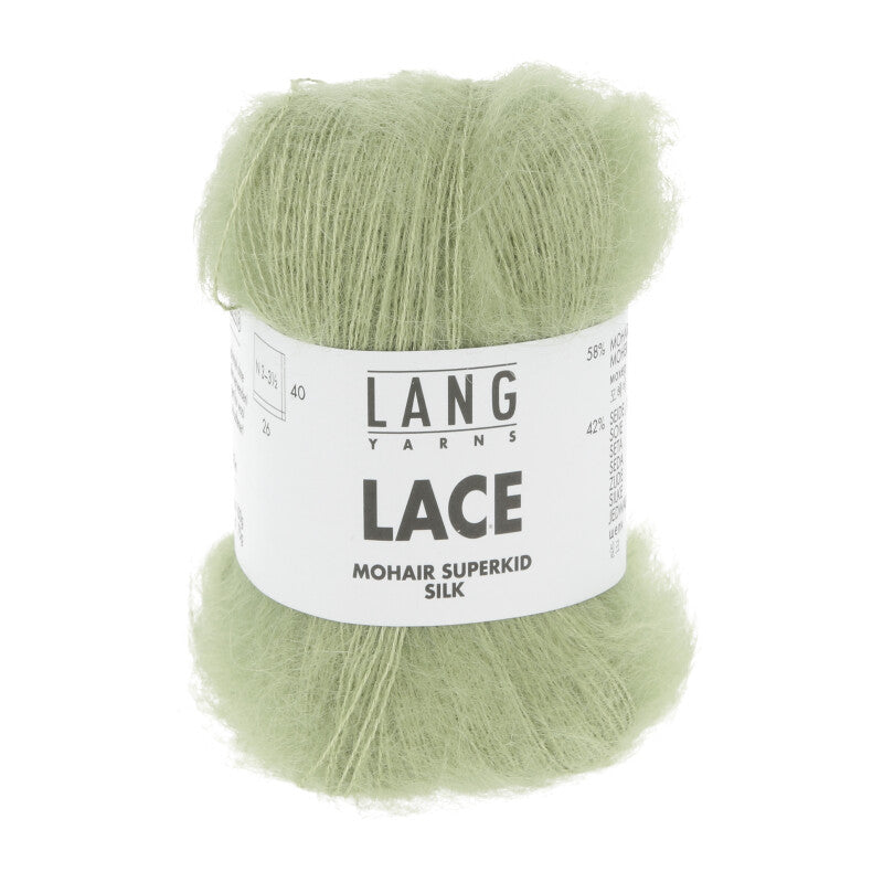 Lang Yarns Lace Yarn, 310m / 25g – Lime (0044)
