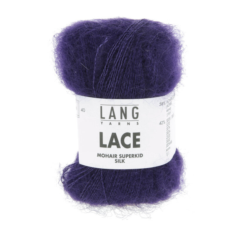Lang Yarns Lace Yarn, 310m / 25g – Royal Purple (0090)