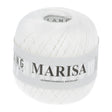 Lang Yarns Marisa – 100% Egyptian cotton yarn, 50g/210m – White (0001)