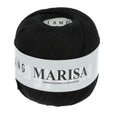 Lang Yarns Marisa – 100% Egyptian cotton yarn, 50g/210m – Black (0004)