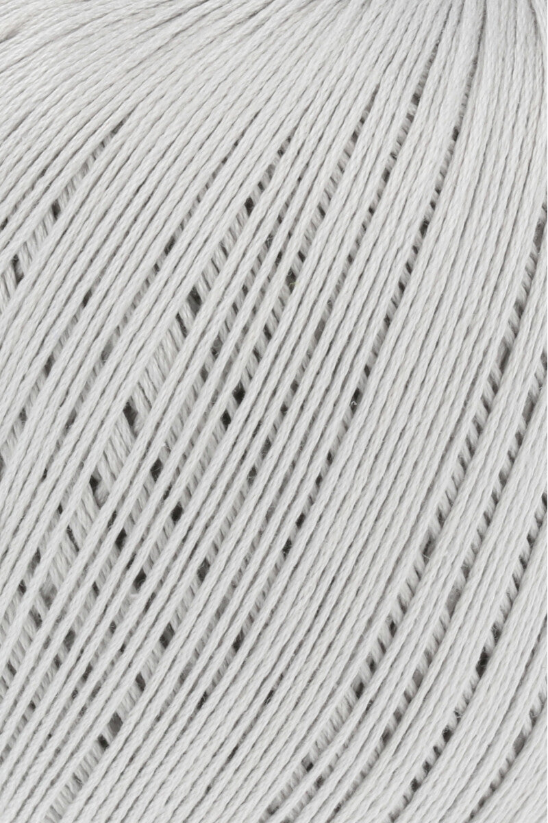 Lang Yarns Marisa – 100% Egyptian cotton yarn, 50g/210m – Silver (0024) – detail